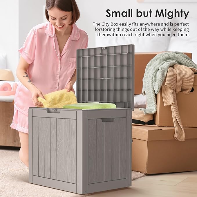 DRATO Deck Boxes, 30 Gallon Outdoor Storage Box - Image 6