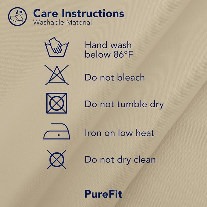 PureFit Outdoor Curtains for Patio Waterproof Weatherproof, UV Resistant - Image 7