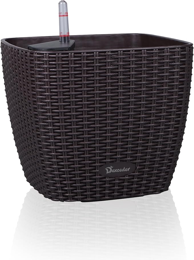 Dexceder 11x10 Self Watering Planter Indoor Outdoor, Inner Mat Design, by Dexceder