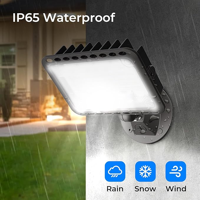 CINOTON 65W LED Flood Lights Outdoor, IP65 Waterproof Exterior Security Wall - Image 10