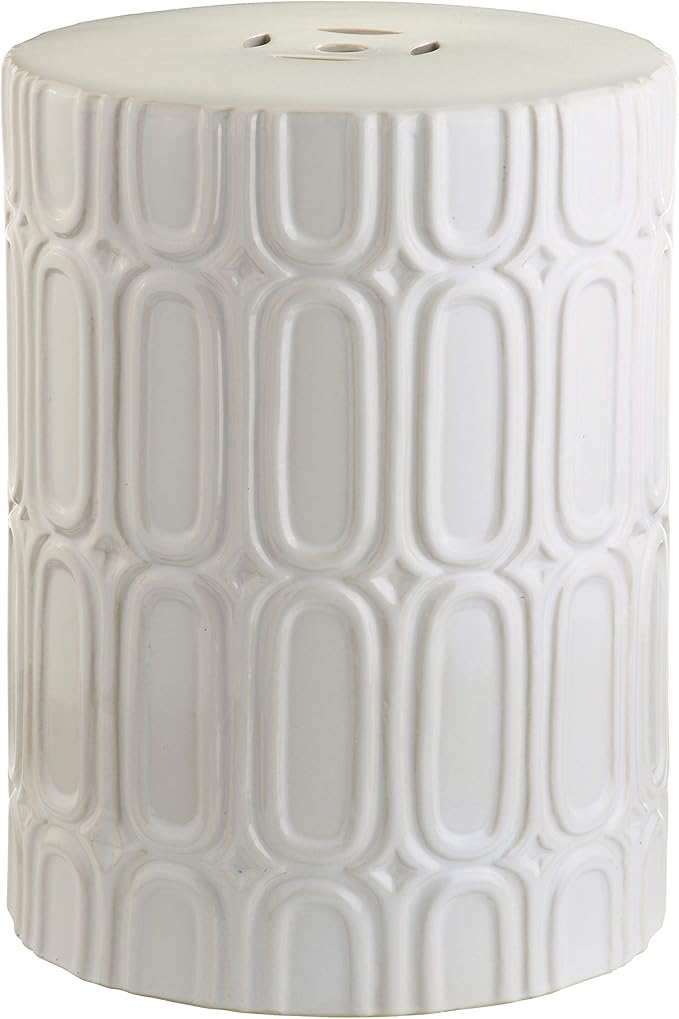 Safavieh Melody Glazed Ceramic Decorative Garden Stool by SAFAVIEH