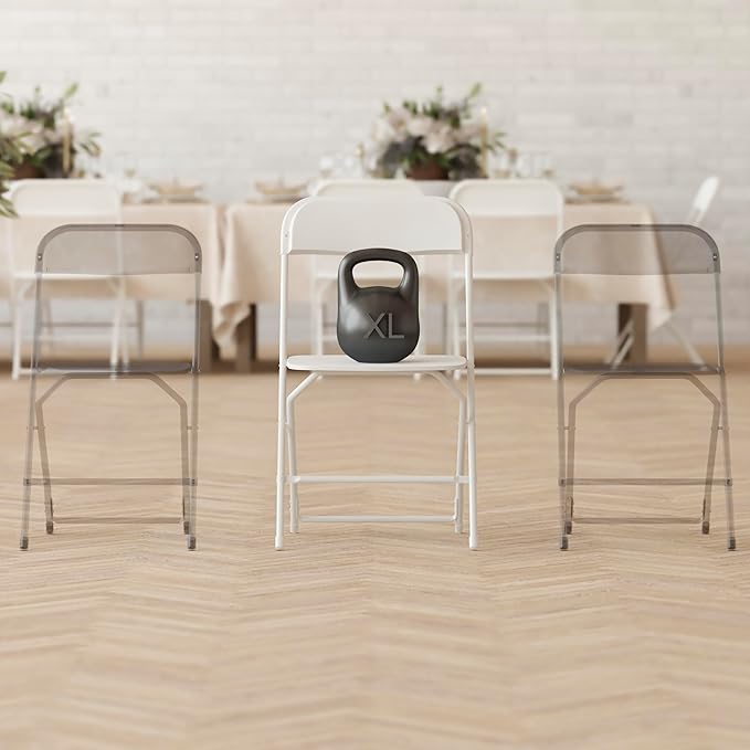 Flash Furniture Hercules Series Big & Tall Stackable Plastic Folding Chairs - Image 11