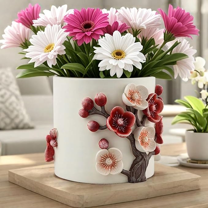 Flower Pot, 5 Inch Cute Plant Pots - Image 4