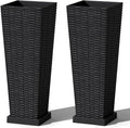 Greesum Set of 2 Tall Plastic Planters by BuynowfromGreesum