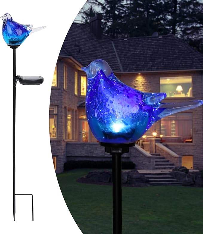 Afirst Solar Bluebird Garden Stake Lights by Afirst