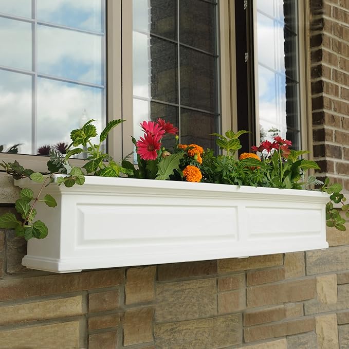 Mayne Nantucket 5-Foot Window Box – Self-Watering, Weather-Resistant Planter - Image 7