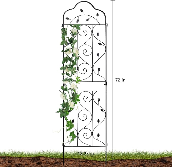 hogardeck 4 Packs 72 * 18 inch Metal Garden Trellis - Image 3