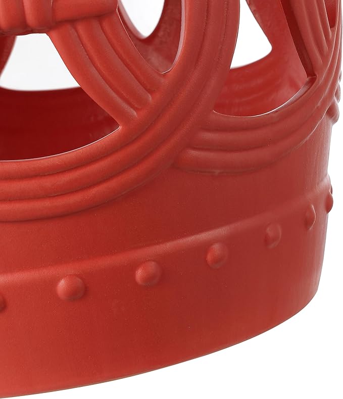 JONATHAN Y TBL1022G Lucky Coins 16" Chinese Ceramic Drum Indoor/Outdoor Garden - Image 8