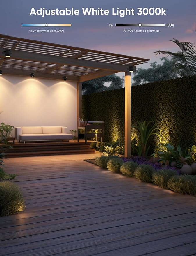 APPECK Landscape Lighting, RGBW Color Changing Low Voltage Landscape Lights - Image 5