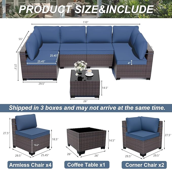 ALAULM Patio Furniture Set - Image 7