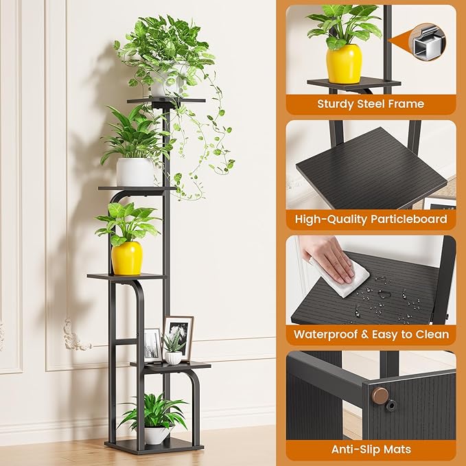 5 Tier Plant Stand Indoor, Plant Shelf - Image 5