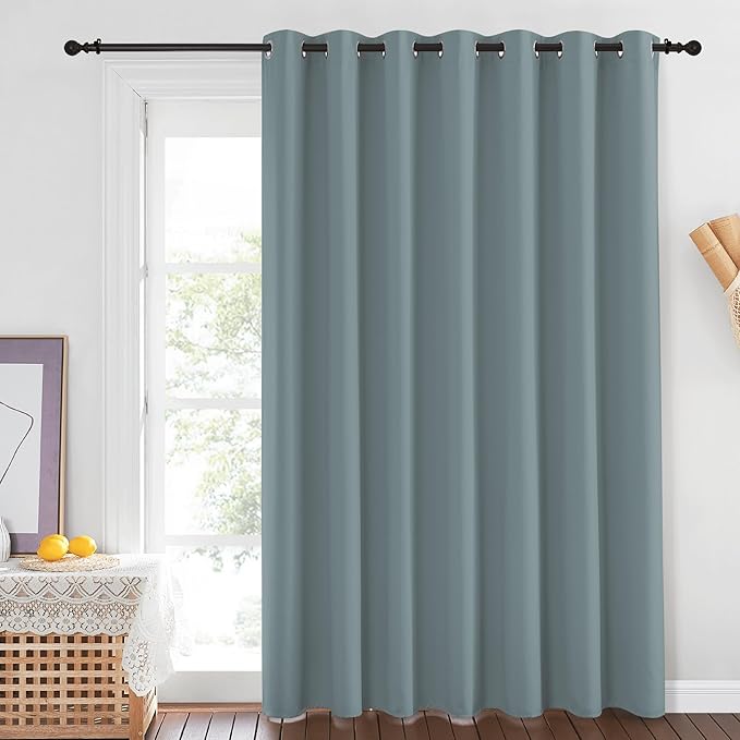 NICETOWN Extra Wide Patio Door Curtain 84 inch Long - Image 2