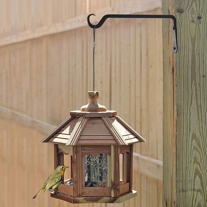 12inch Plant Hanger, Sturdy Hanging Plant Hangers Outdoor, Bird Feeder Hanger - Image 2