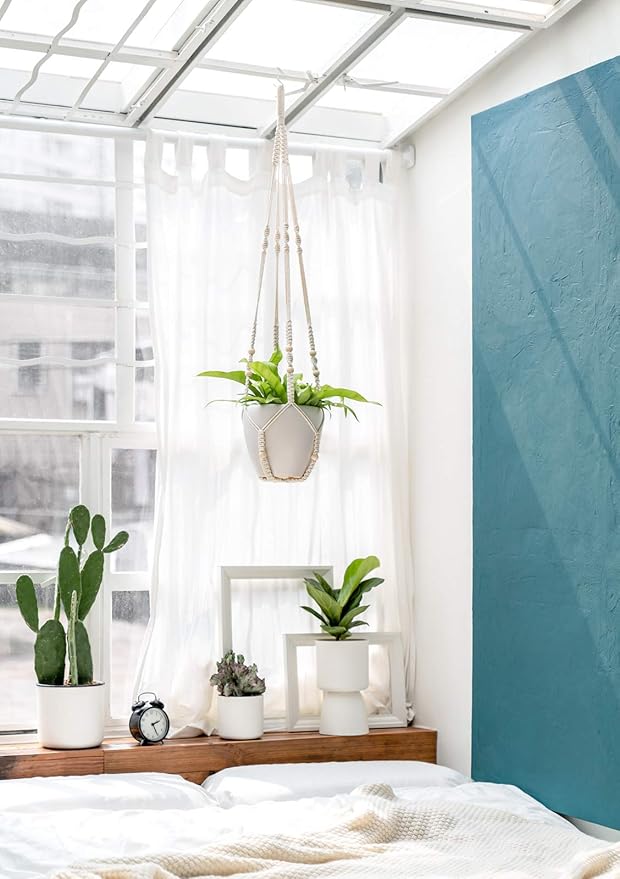 Mkono 43 Inch Macrame Plant Hanger Large - Image 8