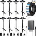 SUNVIE All-in-One LED Pathway Lighting Kit, 3000K Waterproof Landscape Lighting by SUNVIE