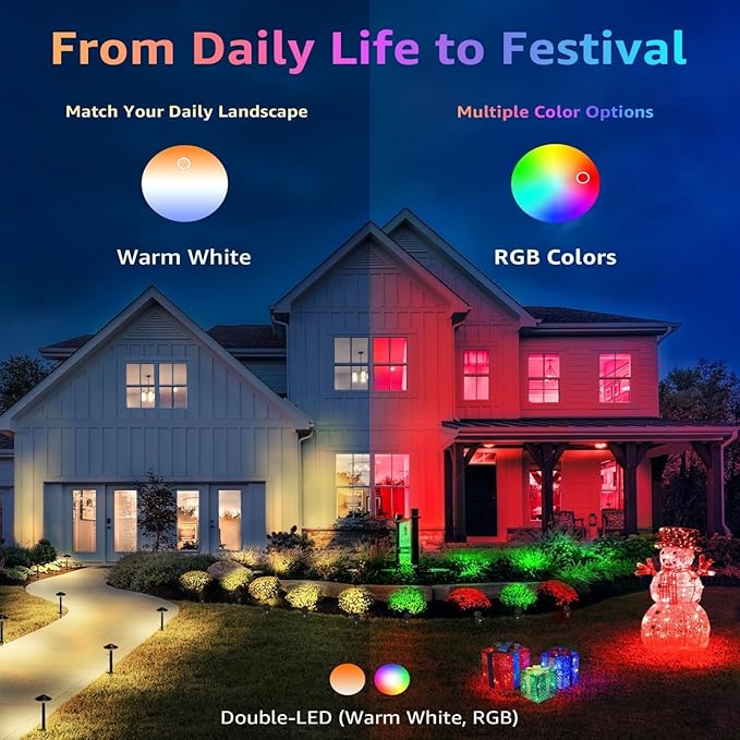 Halloween Christmas Spotlight Outdoor Color Changing Landscape Spotlights - Image 5