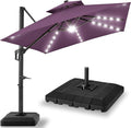 Best Choice Products 10x10ft Cantilever Patio Umbrella w/Base Included by BestChoiceProducts