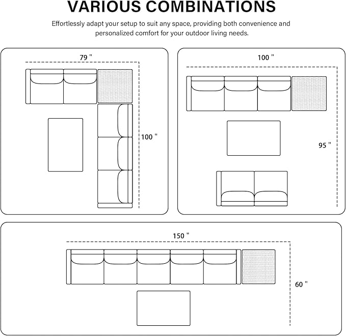 Belord 5-Seater Patio Conversation Set - Image 6