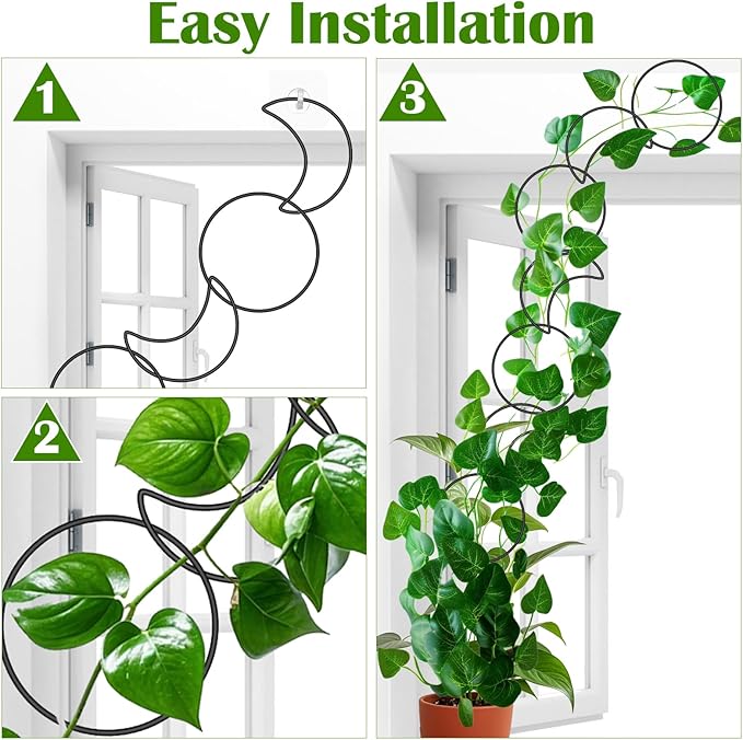 18 Pcs Chain Trellis for Climbing Plants Indoor Outdoor, Wall Plant Vine - Image 7
