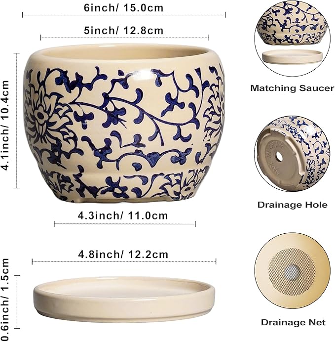 SQOWL Ceramic Flower Pots - Image 3