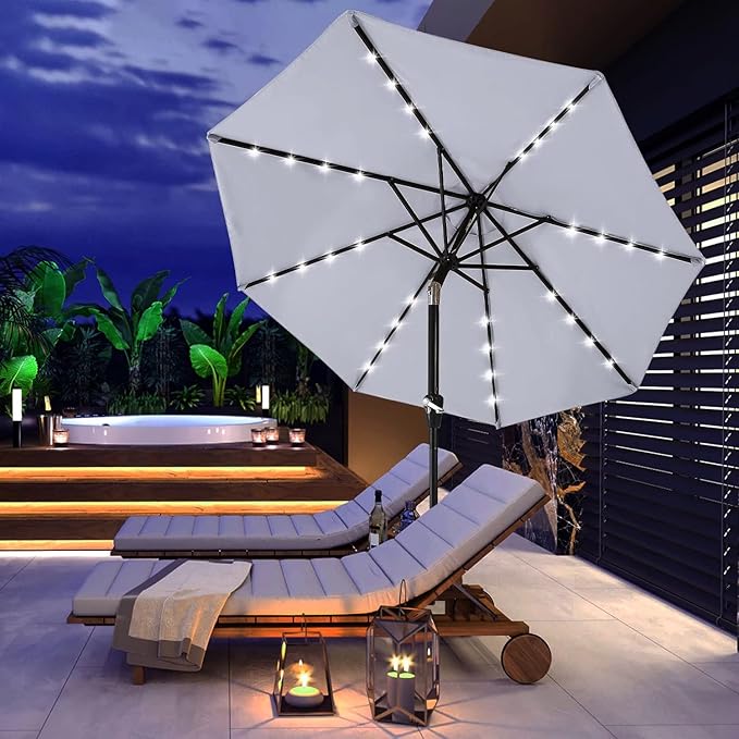 ABCCANOPY Durable Solar Led Patio Umbrellas - Image 9