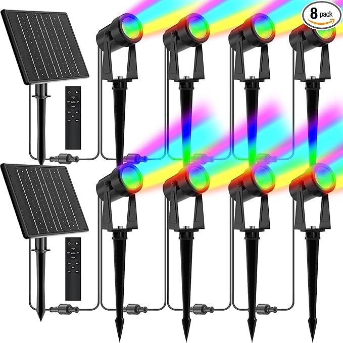 ZYAN Solar Color Changing RGB Spotlights by ZYAN