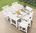 Ciokea HDPE Outdoor Dining Set, 5-Piece Patio Table and Chairs Set by CIOKEA