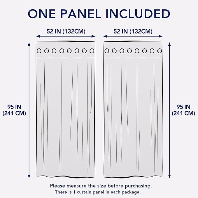 PureFit Outdoor Curtains for Patio Waterproof Weatherproof, UV Resistant - Image 6