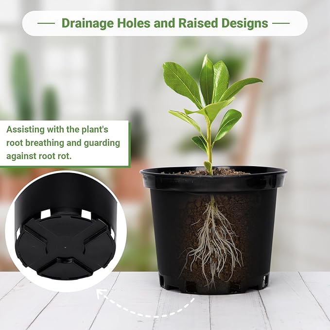 GREANER 2 Gallon Nursery Pots for Plants - Image 4