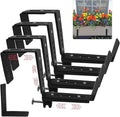 Window Box Brackets for Railing Adjustable Planter Box Brackets Flower Box by Azuline