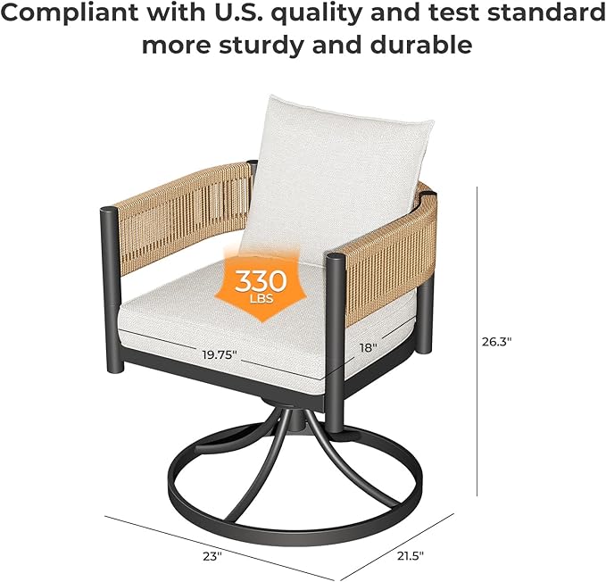 Grand patio 5-Piece Outdoor Dining Set - Image 6
