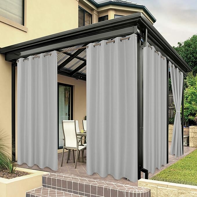 BONZER Waterproof Indoor/Outdoor Curtains by Bonzer