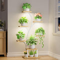 Plant Stand Indoor with Grow Lights, 7 Tiered Indoor Plant Shelf, Metal Plant by BACEKOLL