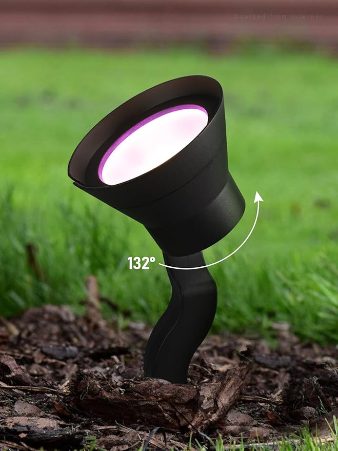 LEONLITE 10W RGB Low Voltage Landscape Lights, Color Changing Wall Wash - Image 2