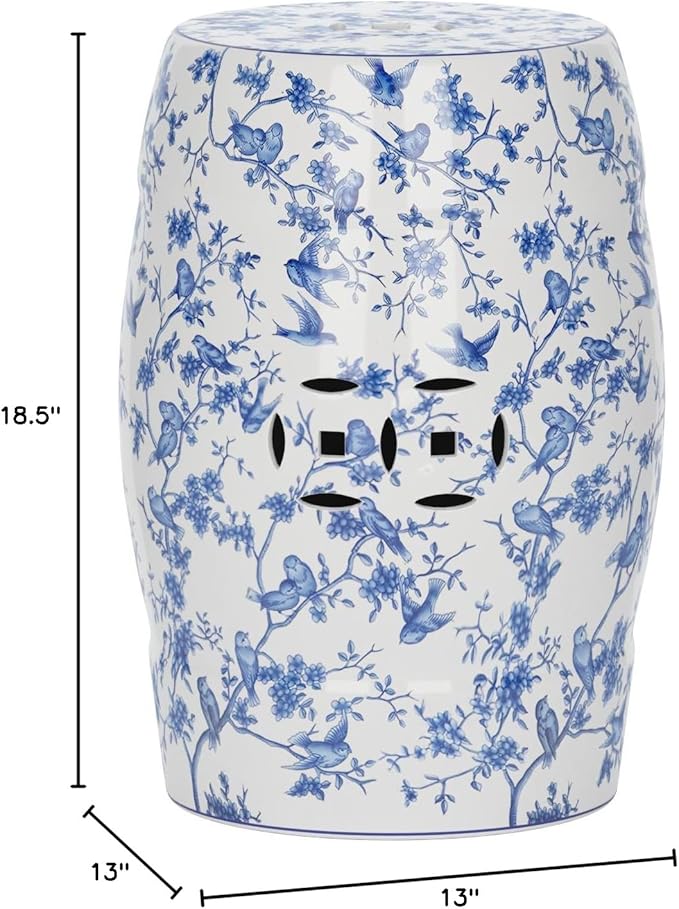 Safavieh ACS4514A Safavieh Castle Gardens Collection Glazed Ceramic Birds - Image 3