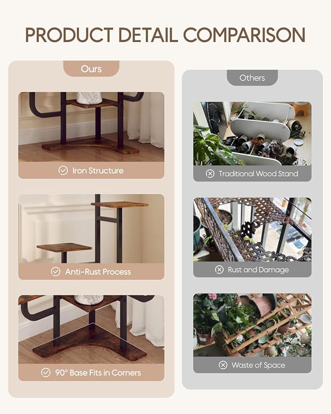 Corner Plant Stand Indoor - Image 4