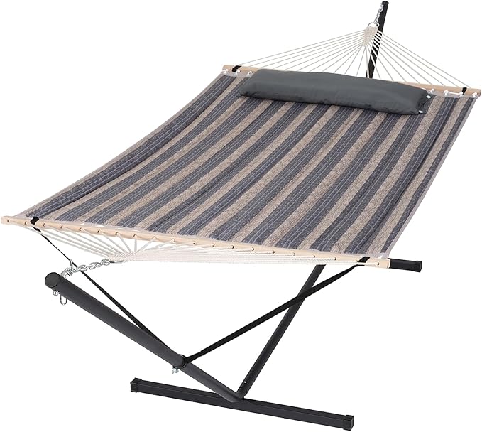 SUNCREAT Hammock with Stand 2 Person Heavy Duty, Freestanding Hammock with by SUNCREAT
