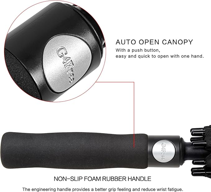 G4Free 47/54/62/68/72 Inch Automatic Open Golf Umbrella Oversize Extra Large - Image 9