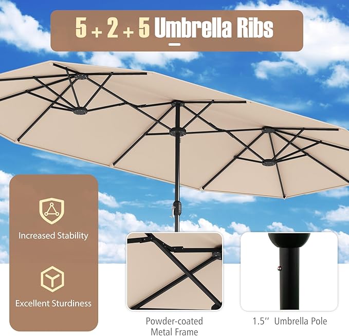 Tangkula 9 Piece Rattan Outdoor Dining Set - Image 8