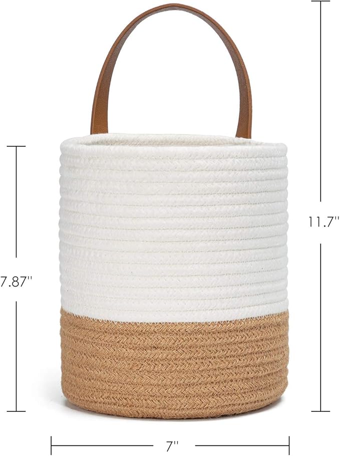 Goodpick 2pack Jute Rope Hanging Basket - Image 5