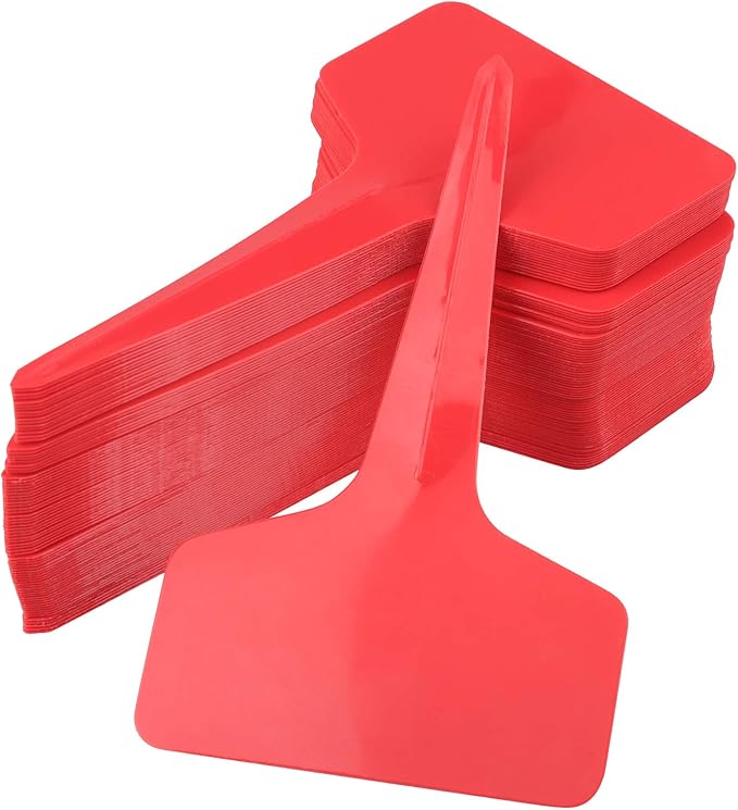Red Plant labels by KINGLAKE