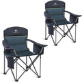 ALPHA CAMP Heavy Duty Camping Chair 500LBS Capacity, Oversized Folding Chair by ALPHACAMP
