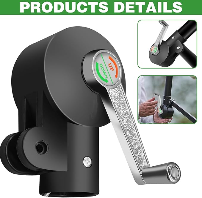 Cantilever Umbrella Parts, Adjustable Patio Umbrella Replacement Parts Umbrella - Image 3