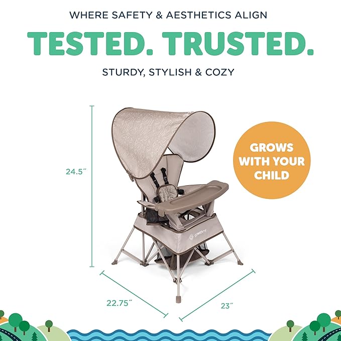 Baby Delight Go with Me Venture Portable Chair | Indoor and Outdoor | Sun - Image 4