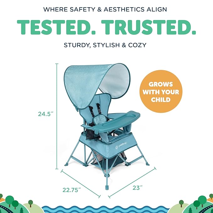 Baby Delight Go with Me Venture Portable Chair | Indoor and Outdoor | Sun - Image 4