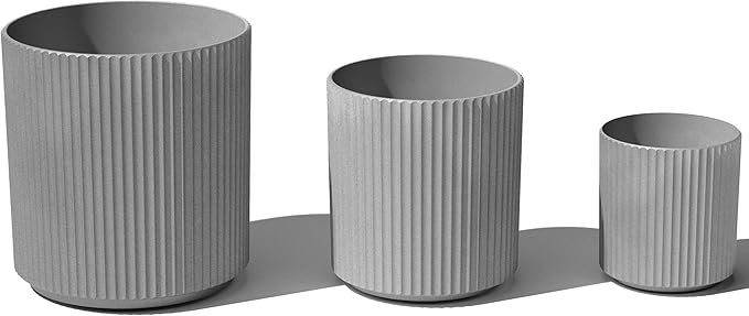 Veradek Demi Series Set of 3 Round Planters by VeradekOutdoor