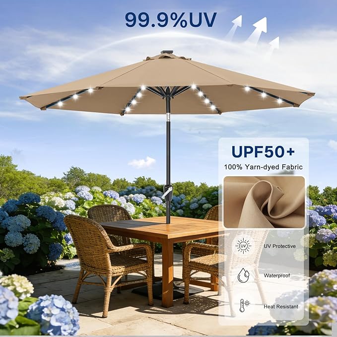 ABCCANOPY Durable Solar Led Patio Umbrellas - Image 5