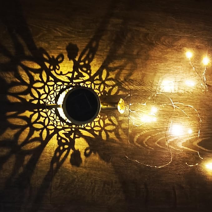 Solar Watering Can Lights, Outdoor Garden Decor, LED Waterproof String Light - Image 4