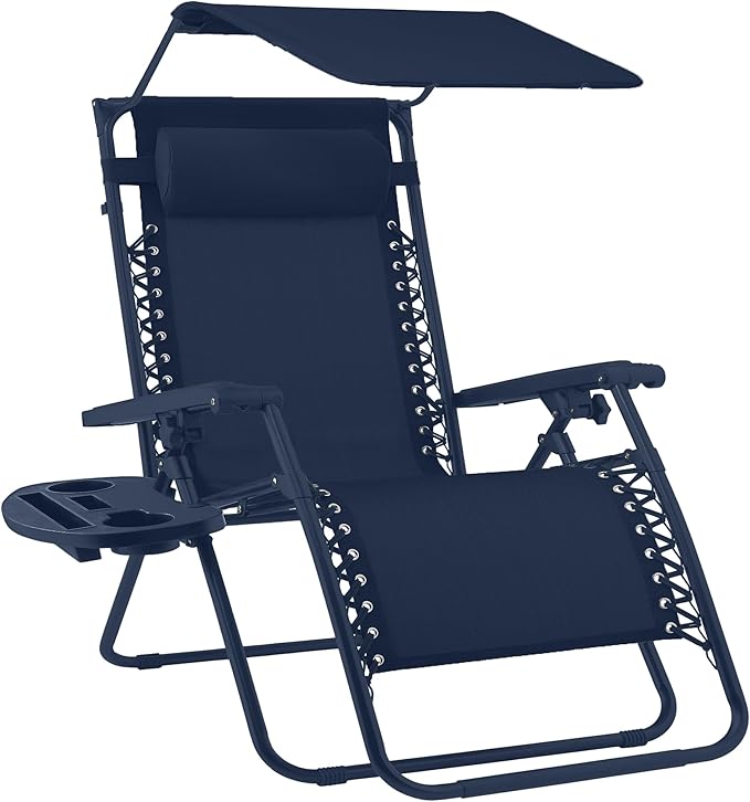 Best Choice Products Folding Zero Gravity Outdoor Recliner Patio Lounge Chair by BestChoiceProducts