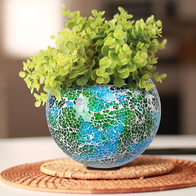 Hanging Planter Mosaic Garden Pot Small Flower Pot - Image 8